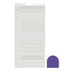 Hobbydots stickervel 015 - Violet (Mirror)