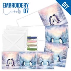 Stitch and Do Cards 7 - Berries Beauties - Penguins (STDOPP007)