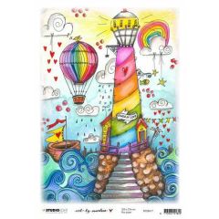 Studio Light By Marlene Rice Paper Marlene's World nr.17 RICEBM17 200x276mm 