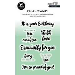 Studio Light Clear Stamp By Laurens nr.539 BL-ES-STAMP539 131x90mm*