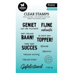 Studio Light Clear stamp Gefeliciteerd Essentials nr.646 SL-ES-STAMP646 105x74mm (117018/0797) *