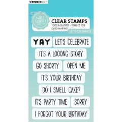 Studio Light Clear Stamp Let‘s celebrate Sweet Stories nr.661 SL-SS-STAMP661 102x74mm (117018/0801) *