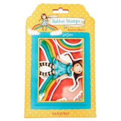 Studio Light Cling Stamp Rainbow Heaven Gorjuss Essentials nr.688 GOR-ES-STAMP688 120x170mm *