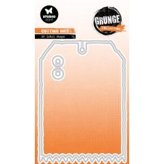 Studio Light Cutting Die A6 label shape Grunge Coll. nr.831 SL-GR-CD831 105x148mm *