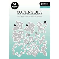 Studio Light Cutting Dies Layered - Hibiscus Essentials nr.812 SL-ES-CD812 99x101mm (117018/0761) *