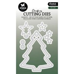 Studio Light Cutting Dies Tree Label Essentials nr.868 SL-ES-CD868 67x99x1mm *