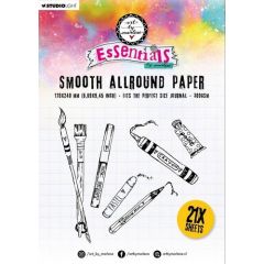 Studio Light Paper Pad Allround Paper Essentials nr.142 ABM-ES-PP142 210x294x10mm *