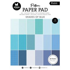Studio Light Pattern paper pad Shades of blue Ess. nr.165 SL-ES-PPP165 148x210x8mm (117018/0713) *