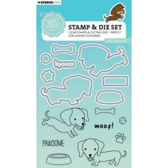 Studio Light Stamp & Cutting Die Dachshund Sweet Stories nr.78 SL-SS-SCD78 148x105mm (117018/0798) *