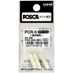 Uni Posca PC5M Punten Navulling 3 stuks (PCR-5)