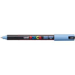 Uni Posca Verfmarker - lijndikte: 0,7 mm - PC-1MR - Ijsblauw - P33