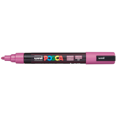 Uni Posca Verfmarker - lijndikte: 2,5 mm - PC-5M - Framboos - 57