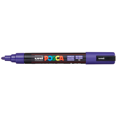 Uni Posca Verfmarker - lijndikte: 2,5 mm - PC-5M - Pruisisch Blauw - 10