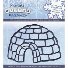 Die - Yvonne Creations - Playful Winter - Igloo (AFGEPRIJSD)