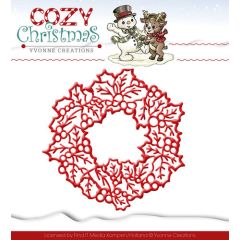 Die - Yvonne Creations - Cozy Christmas - Wreath - Kerstkrans (AFGEPRIJSD)