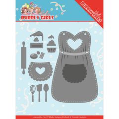 Dies - Yvonne Creations - Bubbly Girls Party - Girls Party Apron (AFGEPRIJSD)