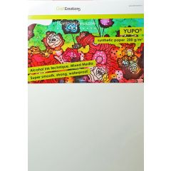 CraftEmotions Synthetisch papier - Yupo wit 10 vl A4 - FEB 200 gr (001286/3200)